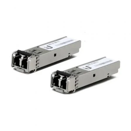 Ubiquiti UACC-OM-MM-10G-D2 Pack de 2 Módulos SFP Transceptor de Fibra Óptica Multimodo Ubiquiti UACC-OM-MM-10G-D2 Pack de 2 Módulos SFP Transceptor de Fibra Óptica Multimodo